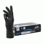 GANTS JETABLES NITRILE NON POUDRÉ NOIR TAILLE L - BOÎTE DE 100 GANTS