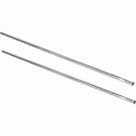 LOT DE 2 MONTANTS DROITS CHROMÉS 1270 MM POUR RAYONNAGE VOGUE