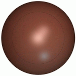 MOULE CHOCOLAT - 3 EMPREINTES DEMI-SPHÈRE 12.2 CM