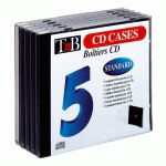 LOT 5 BOÎTIERS CD STANDARD TNB