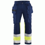 PANTALON ARTISAN HAUTE-VISIBILITÉ STRETCH TAILLE 42C - BLAKLADER