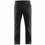 PANTALON DE TRAVAIL CHINO STRETCH 2D NOIR TAILLE 38C - BLAKLADER