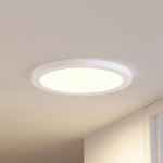 PRIOS PLAFONNIER LED AUREKA, LOT DE 2, CAPTEUR, Ø 33 CM, BLANC