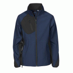 PROJOB 2423 SOFTSHELL PRIO FEMME BICOLORE MARINE - TAILLE XXL
