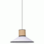 SUSPENSION PENNSY CONIQUE BI-MATIÈRE CANNAGE / BLANC - MANUTAN COLLECTIVITÉS