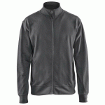 SWEAT ZIPPÉ GRIS FONCÉ TAILLE XXL - BLAKLADER