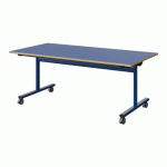 TABLE MALIBU RAB. 160X80 T4 DL ST ALAISÉ BLEU U525/BLEU 5005