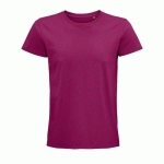 TEE-SHIRT PERSONNALISABLE COTON ORGANIQUE BIO JERSEY 175 FUCHSIA