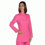 TUNIQUE FEMME COL MAO PORTOFINO FUCHSIA
