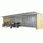 ABRI DEUX ROUES MÉTAL/BOIS : ÉLÉMENT SUIVANT - MANUTAN COLLECTIVITÉS