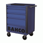 BAHCO - SERVANTE STORAGE HUB E72 26 AVEC 5 TIROIRS BLEU CHARGE 600 KG 952 X 510 X 782 MM - 1472K5BLUE