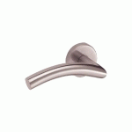 BÉQUILLE DOUBLE INOX SUR ROSACE LINOX 494 BEC DE CANE - VACHETTE - 058378