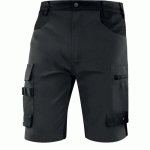 BERMUDA MULTIPOCHES - HOMME - MACH 5 STRETCH - GRIS - XL DELTA PLUS