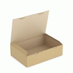 BOÎTE CARTON BRUNE D'EXPÉDITION RAJAPOST 43X30X12 CM