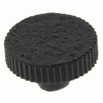 BOUTON ROUAGE ROND DE DIAMÈTRE 44MM FINITION NOIR - CADAP - B0602/10S