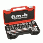 MOB OUTILLAGE - MOB - BOX MEDIUM 1/2 28 PIECES 6 P. CLIQUET ROND