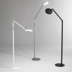 FABAS LUCE REGINA LAMPADAIRE LED À 1 LAMPE, BLANC