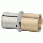 JONCTION PER À SERTIR DIAMÈTRE 12 MM POUR TUBE CUIVRE DIAMÈTRE 14 MM BRICOZOR