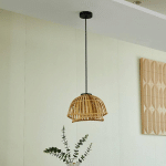 SUSPENSION LINDBY ILAJUS, Ø 30 CM, BAMBOU, E27