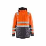 PARKA DE PROTECTION HIVER HAUTE-VISIBILITÉ COULEUR ORANGE - BLAKLADER