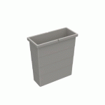 POUBELLE DE REMPLACEMENT -COLLECTEUR DE DÉCHETS FRAME ET BASE ARCITECH - 12L 320X141X350MM HETTICH