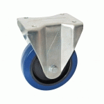 ROULETTE FIXE BLEU 160 MM- CHARGE 300 KG - ROULEMENTS À BILLES AVL