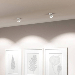 TOP LIGHT PUK! 80 MOVE SPOT LED LENTILLE MATE, BLANC/CHROMÉ