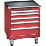 ARMOIRE ROUGE 564X572X723 AVEC 5 TIR. 75KG _ 78.491.070 - LISTA