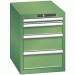 ARMOIRE VERT 411X572X533 AVEC 4 TIR. 75KG _ 78.414.030 - LISTA