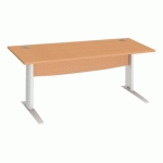 BUREAU DROIT EXCELLENS L 180 CM HÊTRE PIÉTEMENT 