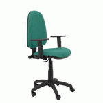 CHAISE DE BUREAU AYNA - ACCOUDOIRS RÉGLABLES - VERT