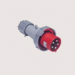 FICHE 400V CEI 309 3P+N+T 63A IP67 - AVEC CONTACT PILOTE