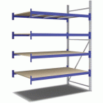 KIT RAYONNAGE SUIVANT 2500X1800X1100 MM 4 NIVEAUX 2200 KG - BITO