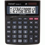 LOT DE 3 - CALCULATRICE DE BUREAU PANTHER 12, NOIR