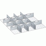 MATÉRIEL DE SUBDIVISION POUR TIROIRS 459X459X150MM - LISTA