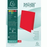 PAQUET DE 10 CHEMISES ROCK''S 220 - 24X32CM JAUNE CITRON - EXACOMPTA
