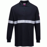 POLO FR03 ANTISTATIQUE RÉSISTANT AUX FLAMMES XXXL BLEU FONCÉ - PORTWEST
