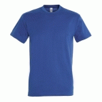 TEE-SHIRT PERSONNALISABLE CLASSIC ADULTE 150G BLEU ROYAL - SOL