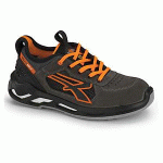 U-POWER CHAUSSURES DE SÉCURITÉ POUR HOMME RYDER S1P  - GRIS ET ORANGE - TAILLE 45