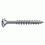 VIS À BOIS - FILETAGE PARTIEL POZIDRIV - 4X45 MM - 500 PIÈCES - WIROX SPAX