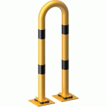 ARCEAU ANTICHOC INCLINABLE ÉLASTICITÉ-JAUNE/NOIR-400X1150MM - SCHAKE