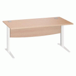 BUREAU DROIT EXCELLENS L 160 CM PIÈTEMENT 