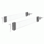 DESIGNSIDE VERRE - KIT POUR HAUTEUR 176 MM-470MM-ANTHRACITE HETTICH
