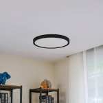 LINDBY SMART PLAFONNIER LED PRAVIN, Ø 50 CM, CCT, NOIR