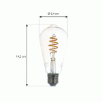 LUUMR SMART E27 ST64 4,9W ZIGBEE TUYA HUE SET DE 3 LAMPES
