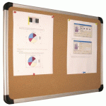 PANNEAU D\'AFFICHAGE ET D\'ÉCRITURE ULMANN EN LIÈGE 90 X 180 CM - MANUTAN COLLECTIVITÉS
