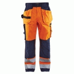 PANTALON ARTISAN HAUTE VISIBILITÉ TAILLE 42L - BLAKLADER