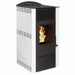 POÊLE À GRANULÉS ÉTANCHE - 17 KW - BLANC - SUNNY 17E SUNNY