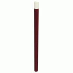 POTELET URBIN PMR TÊTE BOMBÉE MÉT HTR 1.20M Ø76MM ROUGE 3004 - BUTON DESIGN