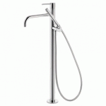 ROBINET SUR PIED POUR DOUCHE CORPS ENCASTRÉ INCLUS. DOUCHETTE À MAIN ANTICALCAIRE (034.116.01) ET FLEXIBLE. - TRES 26247001